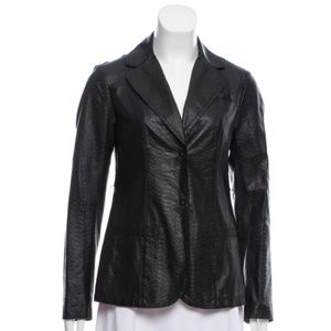 LAFAYETTE 148 Vegan Leather Blazer Size: XS